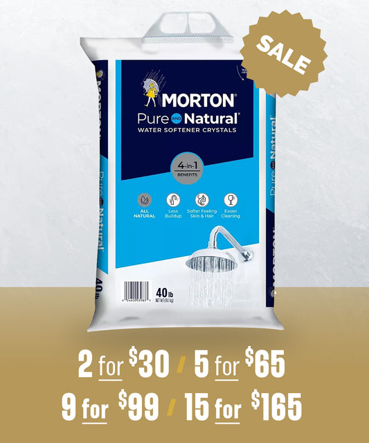 Water Conditioning Salt: Morton Pure & Natural