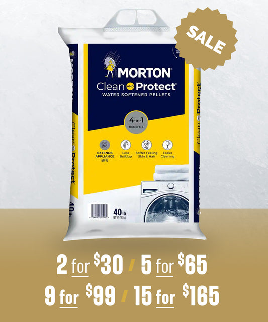 Water Softener Pellets: Morton Pure & Natural